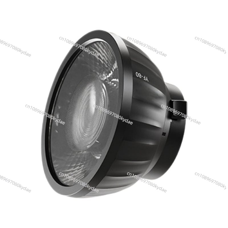 Fresnel Lens Attachment - A32T-YF-80 มินิเฟรสเนลเลนส์ 9 เท่าความสว่างมากขึ้นพร้อมสปอตไลท์และวงแหวนอะแดปเตอร์ขนาดเล็กสำหรับ S100 W120B