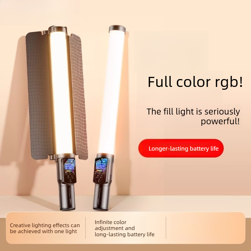 Photography Lighting For Indoor - ไฟส่องสว่างแบบมือถือ RGB – ไม้ไฟถ่ายภาพแบบพกพาสำหรับการถ่ายภาพและวิดีโอทั้งในร่มและกลางแจ้ง