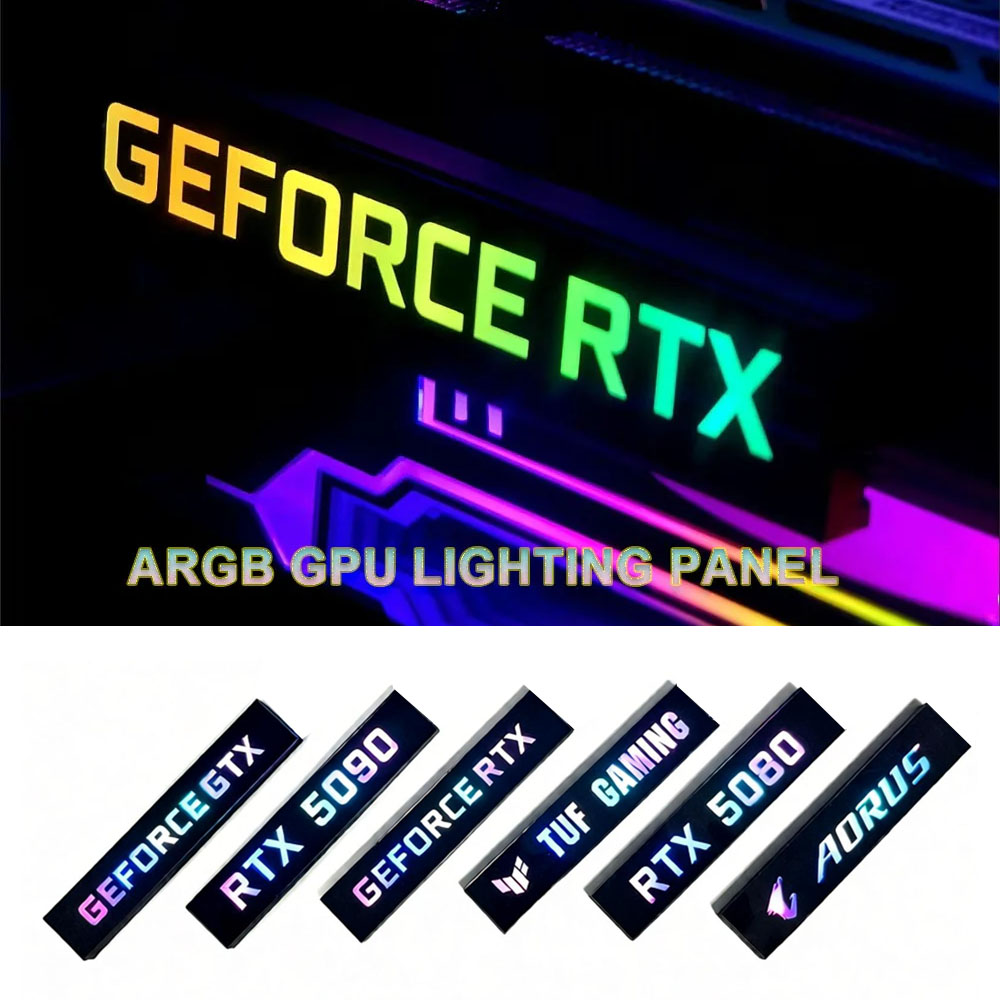 Video Light Panel Led - การ์ดแสงสําหรับ RTX 5090 5080 4090,MOD GTX