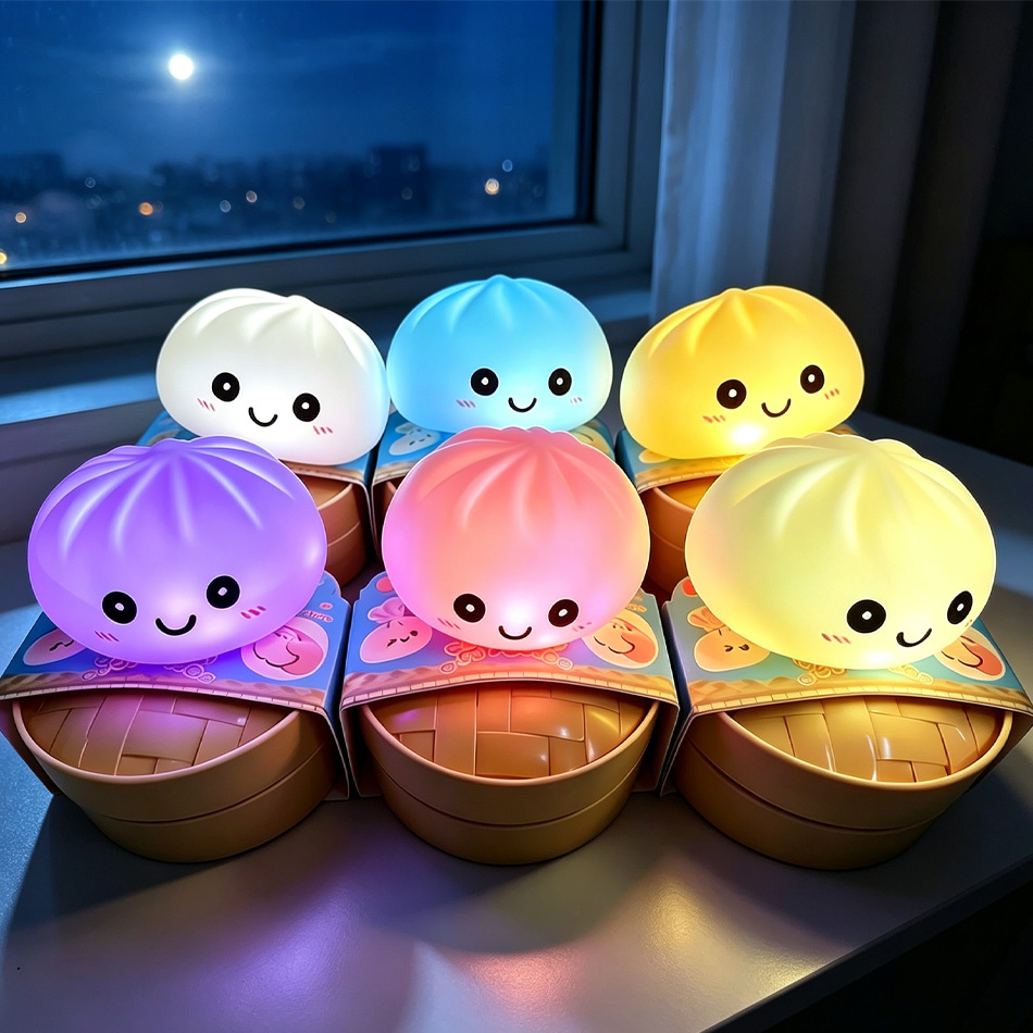 Photography Lighting For Food - ไฟ LED รูปขนมปัง, ของเล่นซิลิโคนนุ่มนิ่ม, ของตกแต่งรูปอาหารเรืองแสง, ของเล่นบรรเทาความเครียด,