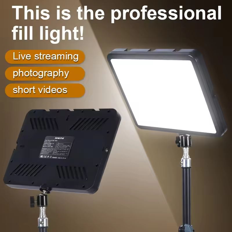Video Light Panel Led - ไฟวิดีโอ Ambitful 280 LED 2800K-7000K ไฟแผงสตูดิโอ