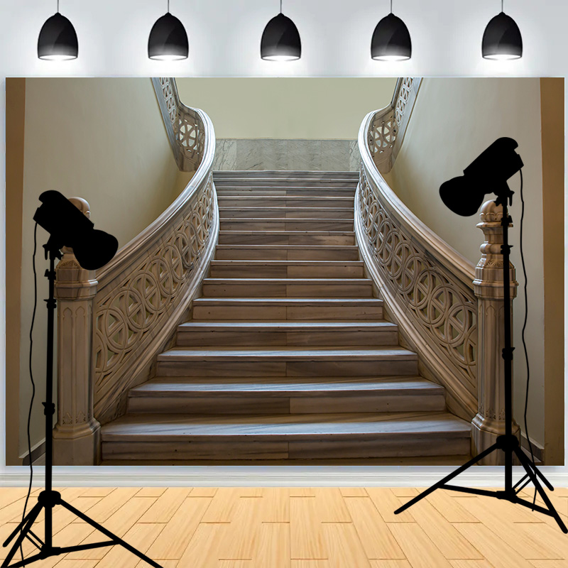 Photography Lighting For Indoor - ฉากหลังถ่ายภาพในสตูดิโอแบบกันรอยยับ พร้อมแสงฮาโลไล่เฉดสีสำหรับถ่ายภาพบุคคลในสถานที่ TG-02