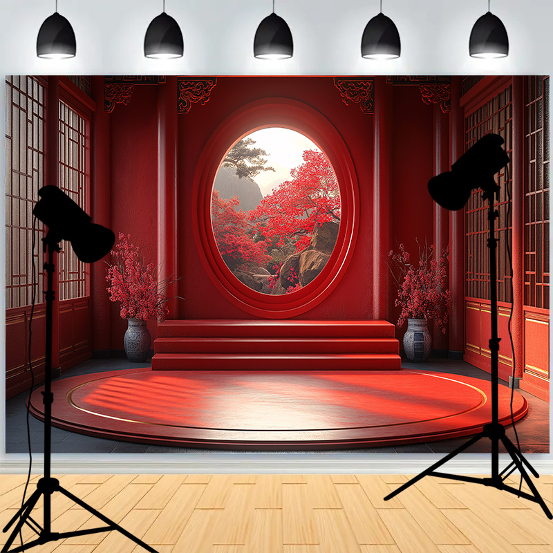 Photography Lighting For Indoor - ฉากหลังถ่ายภาพในร่ม โทนสีไล่ระดับ แสงฮาโล สำหรับถ่ายภาพบุคคล ฉากหลังสตูดิโอกันรอยยับ รุ่น