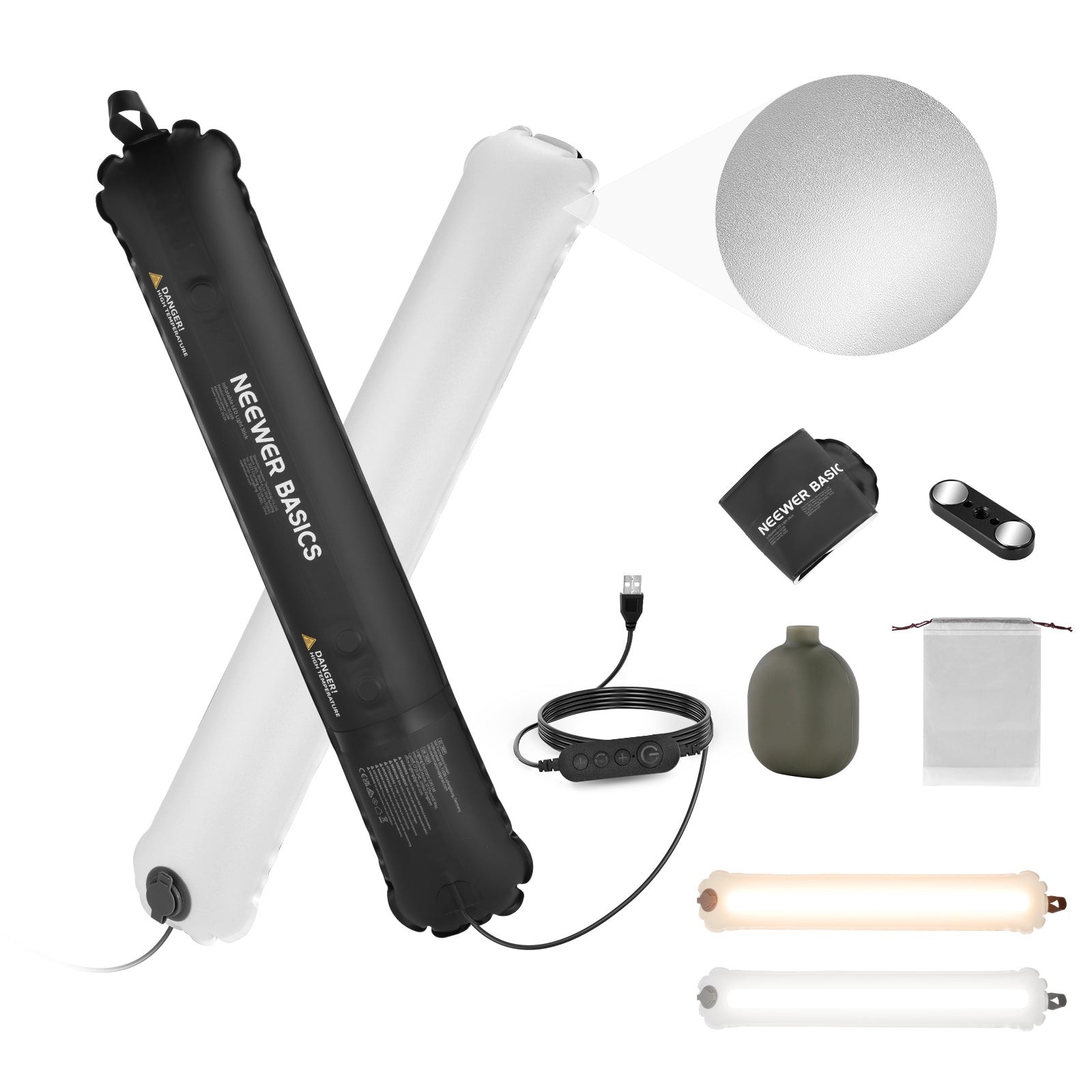 Photography Lighting For Indoor - ไฟ LED พกพาแบบเป่าลม NEEWER BASICS 10W