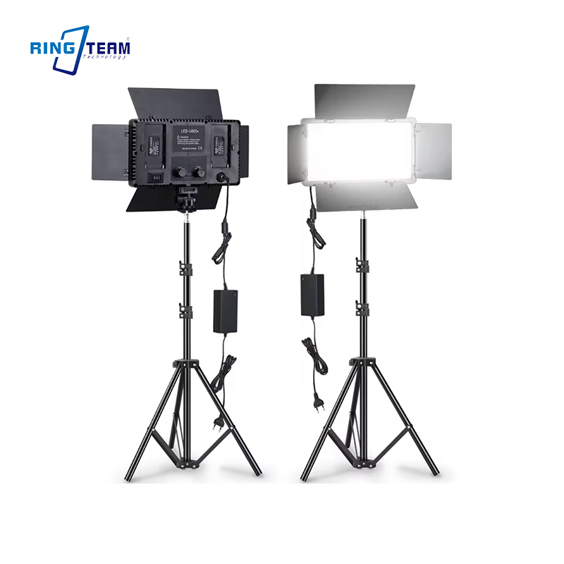 Video Light Panel Led - ไฟ LED U600 สำหรับถ่ายภาพในร่ม ไฟเติมแสงแบบแผงเรียบสำหรับถ่ายภาพอาหารและไลฟ์สด เพิ่มคุณภาพของภาพให้ดีขึ้น