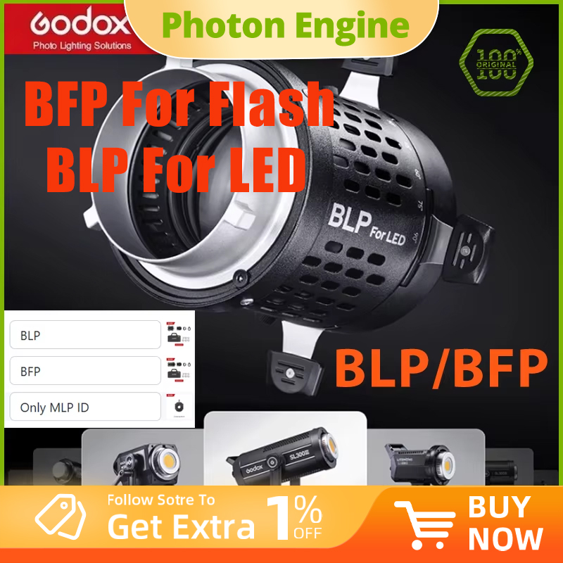 Fresnel Lens Attachment - อุปกรณ์เสริมสำหรับฉายแสง Godox BLP/BFP คอนเดนเซอร์สำหรับถ่ายภาพ ขั้วต่อ Bowens