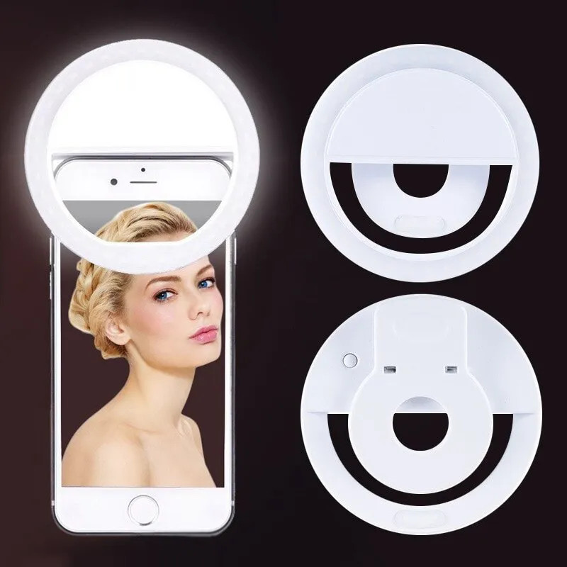 ไฟวงแหวน LED แบบชาร์จไฟได้พร้อ - Photography Lighting Background บทวิจารณ์และราคา
