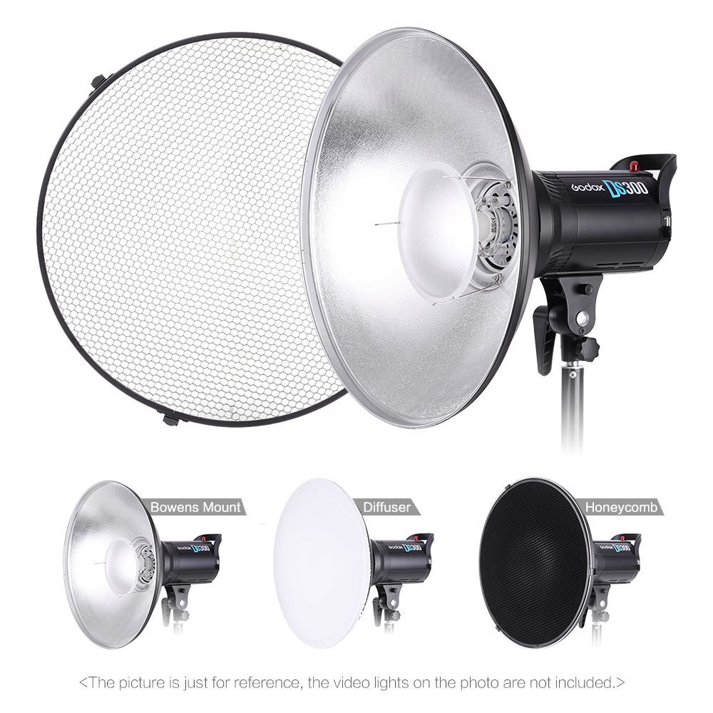 อุปกรณ์กระจายแสงสำหรับไฟแฟลชสต - Photography Lighting Beauty Dish บทวิจารณ์และราคา