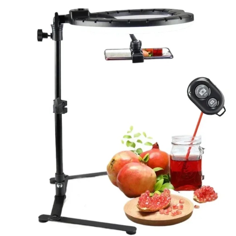 ขาตั้งโทรศัพท์แบบแขวนพร้อมไฟวง - Photography Lighting For Food บทวิจารณ์และราคา