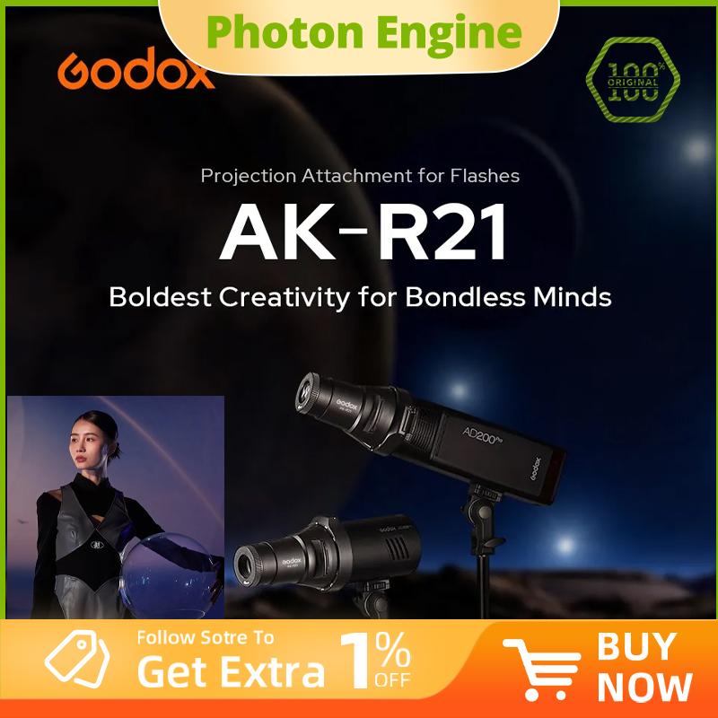 เลนส์ฉายภาพ Godox AK-R21 หัวกล - Fresnel Lens Attachment บทวิจารณ์และราคา