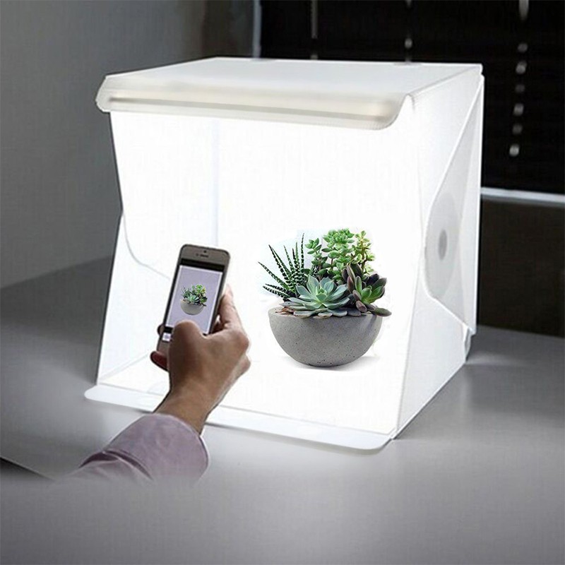 LED กล่องไฟถ่ายภาพสตูดิโอกล่อง - Photography Lighting Background บทวิจารณ์และราคา