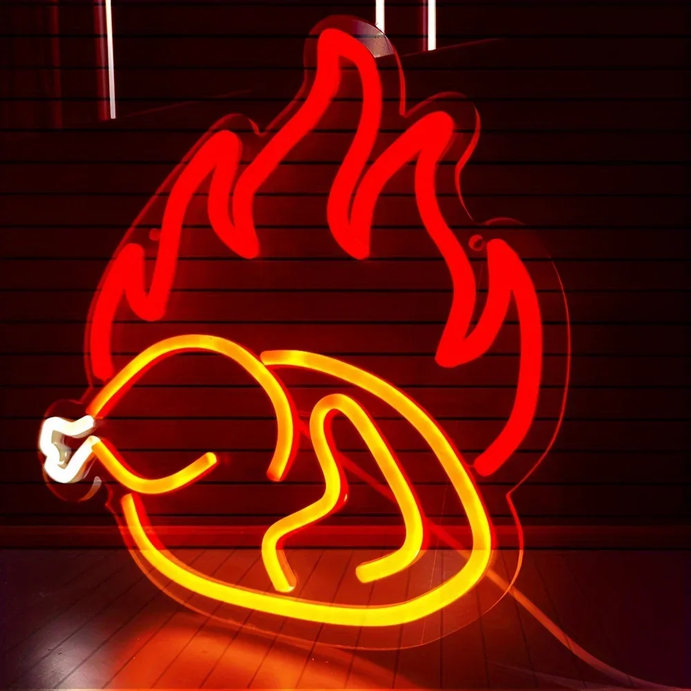 ป้ายไฟนีออนรูปไก่ย่างไฟ LED สั - Photography Lighting For Food บทวิจารณ์และราคา