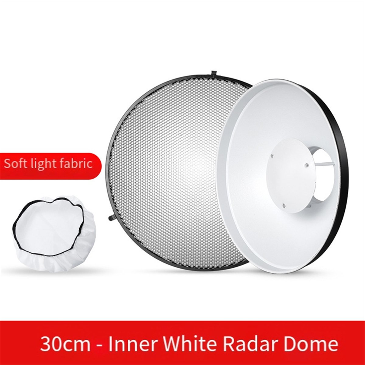 N05R 30cm แผ่นสะท้อนแสงแบบ Bea - Photography Lighting Beauty Dish บทวิจารณ์และราคา
