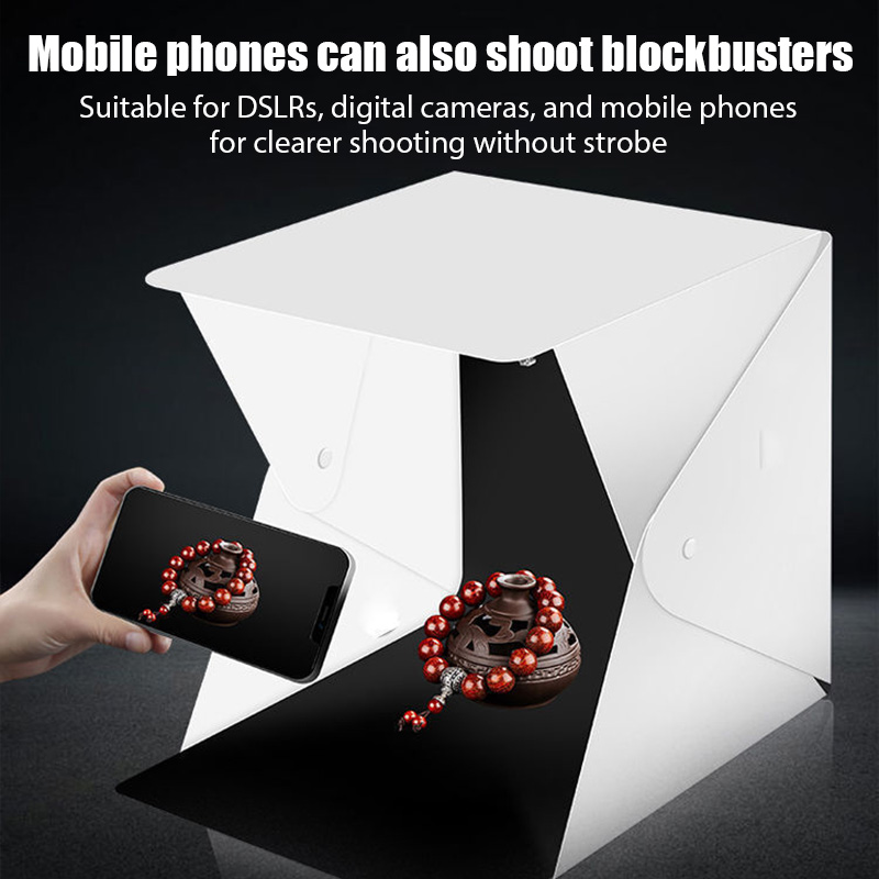 กล่องไฟพับได้แบบพกพาสำหรับถ่าย - Photography Lighting Background บทวิจารณ์และราคา