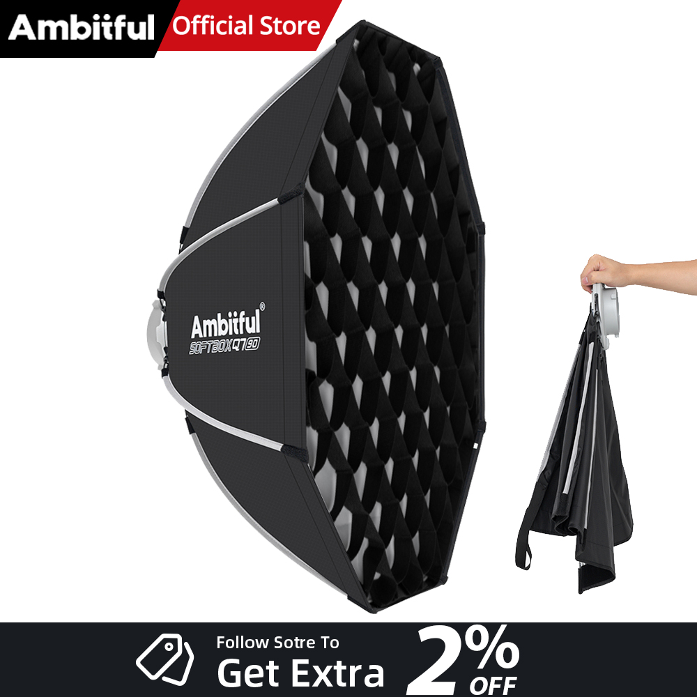 ซอฟต์บ็อกซ์ AMBITFUL Q7II 55/6 - Photography Lighting Mount บทวิจารณ์และราคา