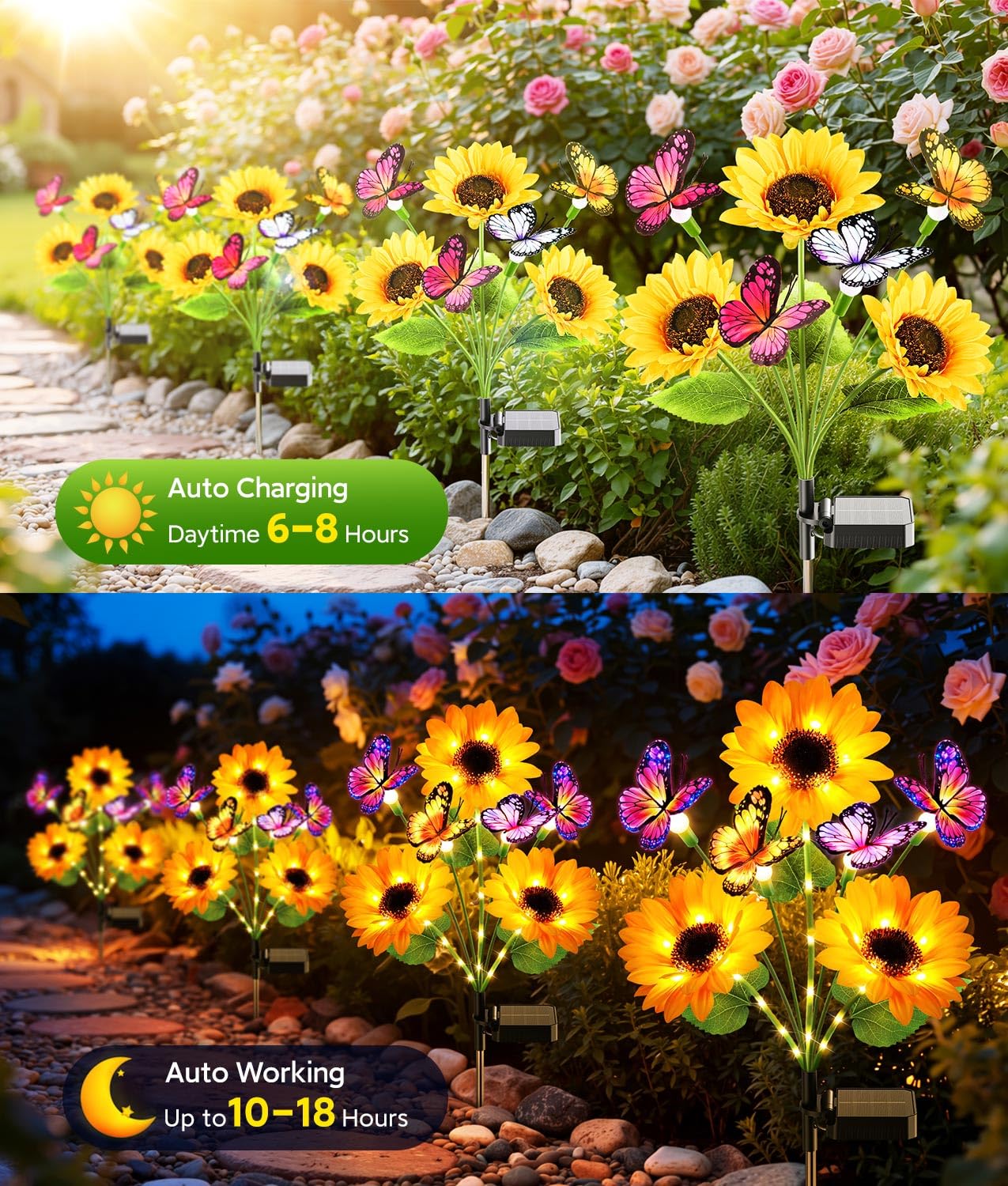 ไฟสวนพลังงานแสงอาทิตย์สำหรับตก - Flower Photography Led Lighting Pack บทวิจารณ์และราคา