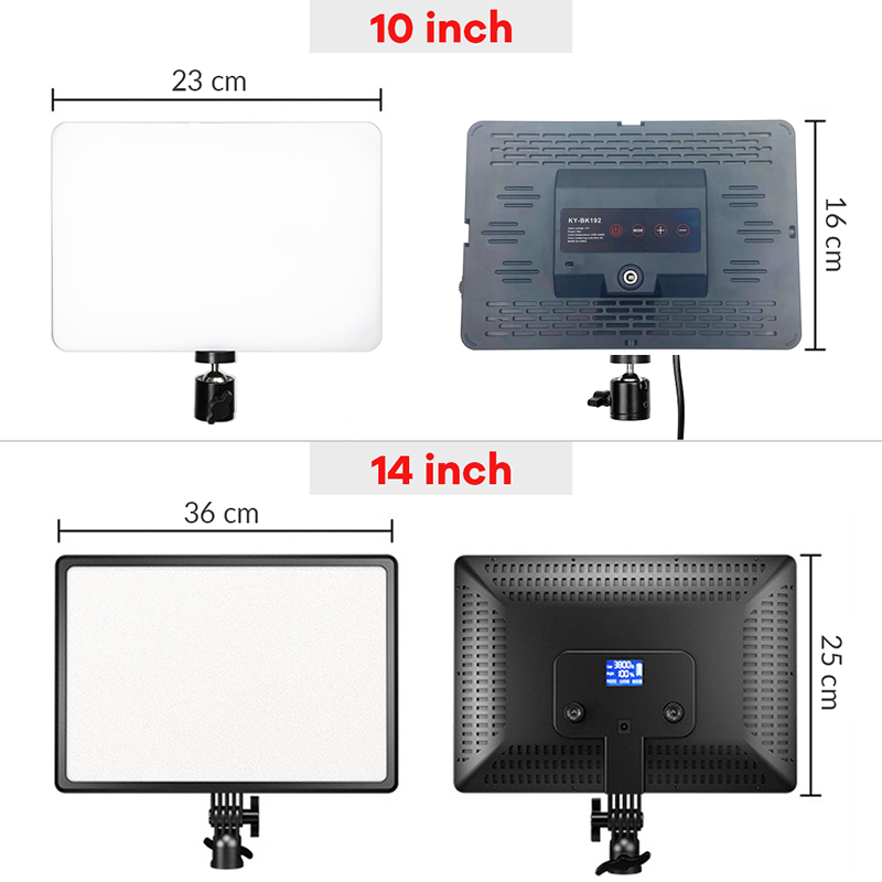 ไฟ LED วิดีโอขนาด 14 นิ้ว 10 น - Video Light Panel Led บทวิจารณ์และราคา