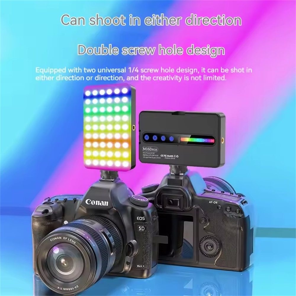 ไฟกล้อง LED RGB ชุดไฟวิดีโอสีเ - Video Light Panel Led บทวิจารณ์และราคา