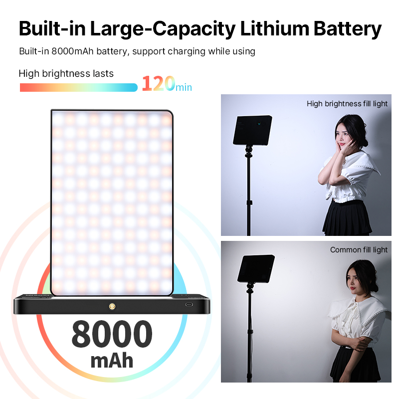 Ulanzi ไฟวิดีโอ RGB 15W LT003แ - Video Light Panel Led บทวิจารณ์และราคา