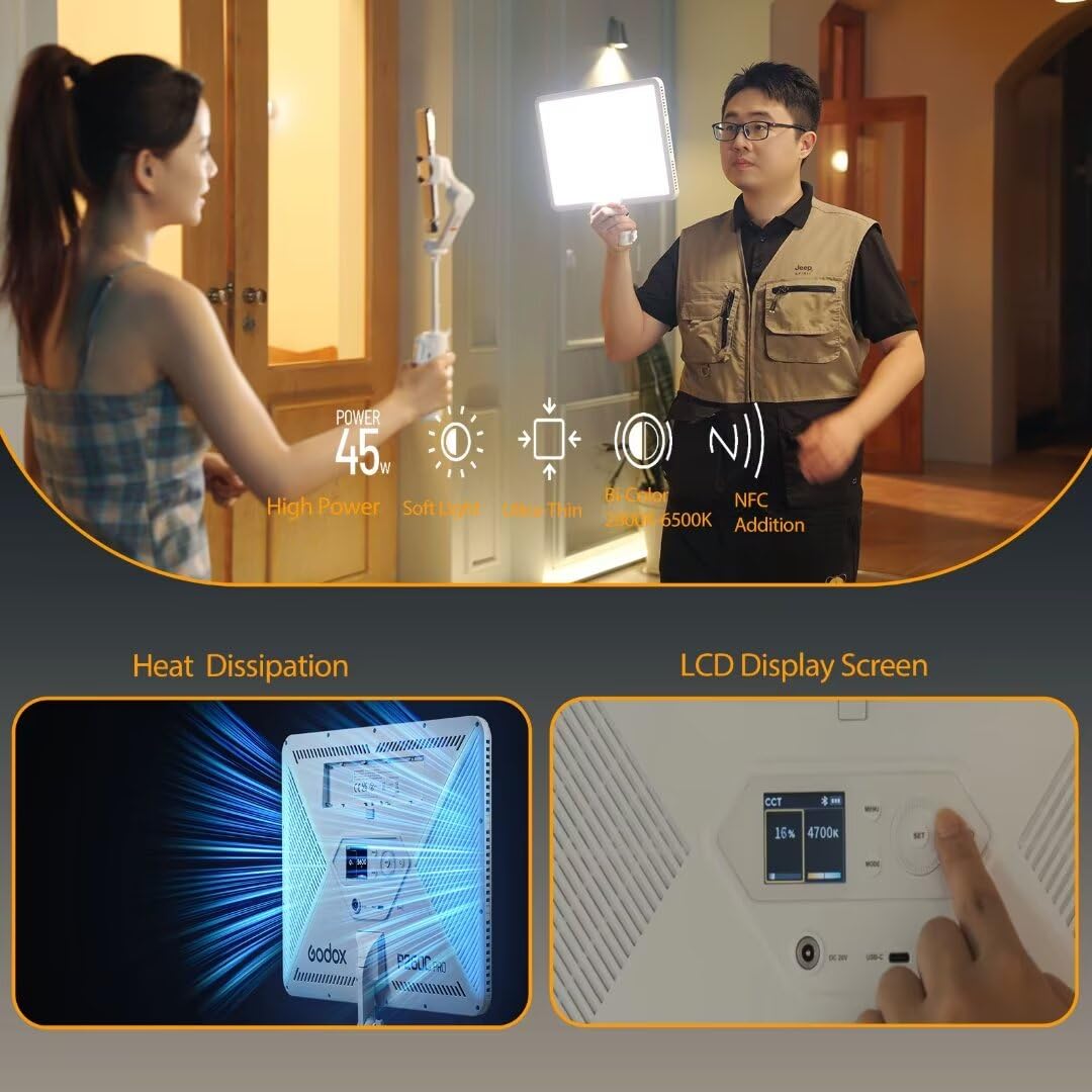 Godox P260C Pro LED Video Ligh - Video Light Panel Led บทวิจารณ์และราคา