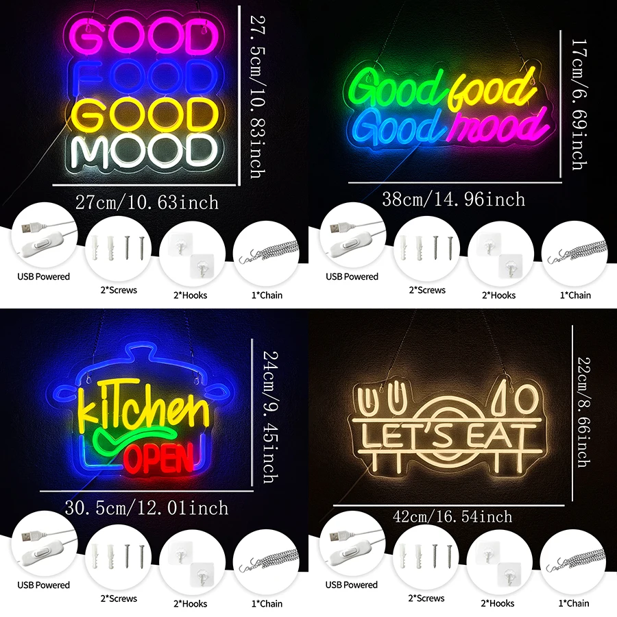 ป้ายไฟนีออน Good Food Good Moo - Photography Lighting For Food บทวิจารณ์และราคา