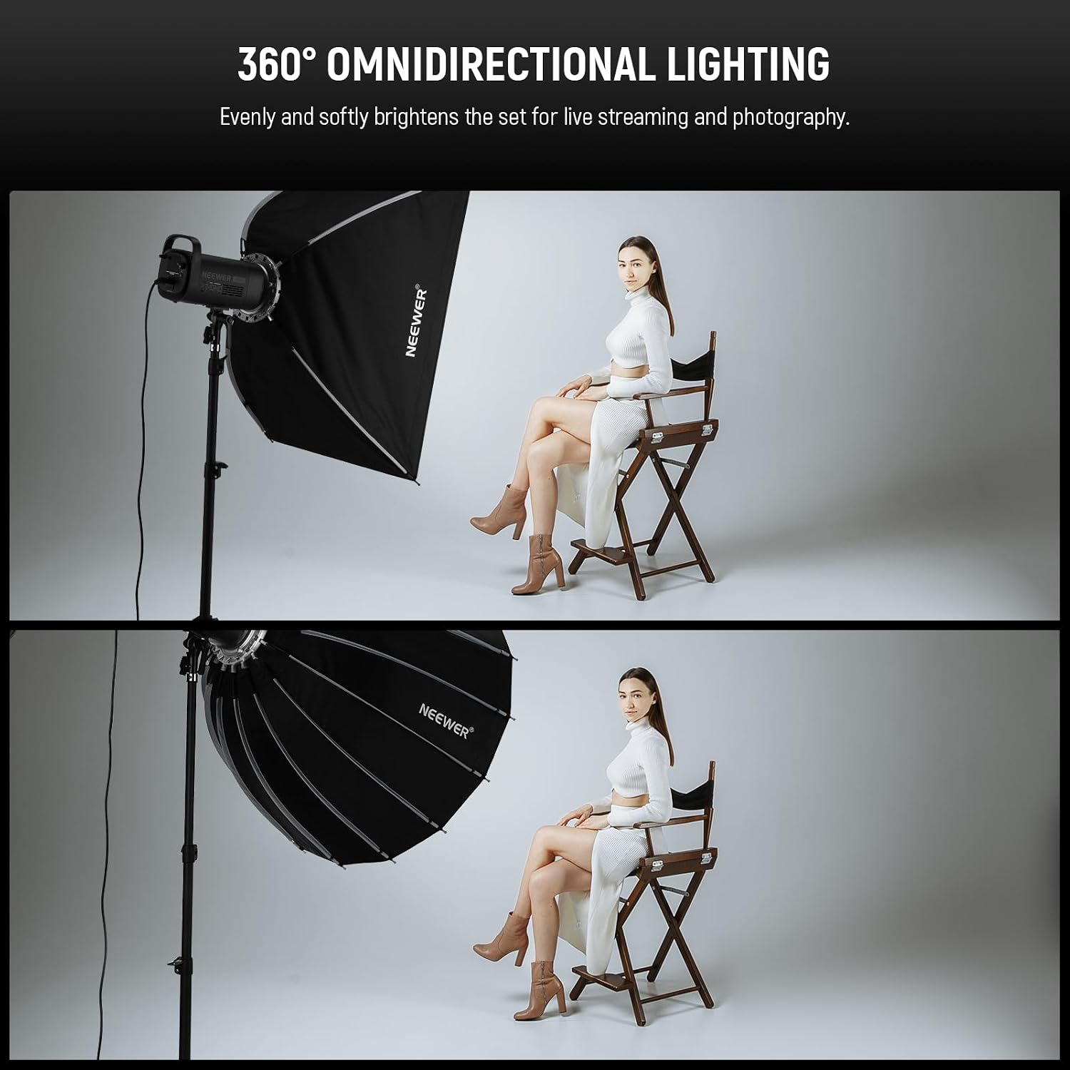 ซอฟต์บ็อกซ์แบบพาราโบลาพร้อมเมา - Photography Lighting Mount บทวิจารณ์และราคา