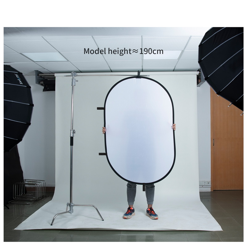 100X150CM พับ Oval สะท้อนแสง S - Video Light Panel Led บทวิจารณ์และราคา